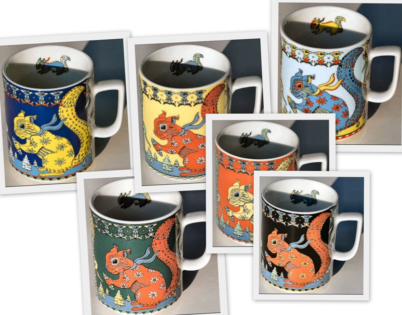 SKIA BOPLA Porzellan Kaffeebecher Mug Häferl Maxitasse